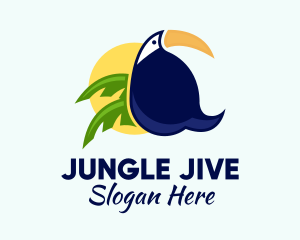 Tropical Jungle Toucan  logo design