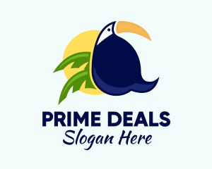 Amazon - Tropical Jungle Toucan logo design