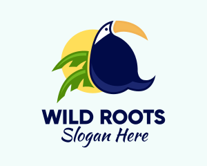 Jungle - Tropical Jungle Toucan logo design