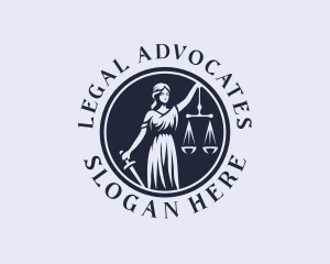 Female Legal Empowerment logo design