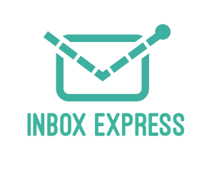 Email - Green Email Envelope logo design