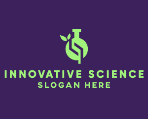 Green Eco Science Lab logo design