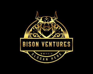 Luxury Butcher Bull logo design