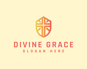 Religious - Religious Cross Shield logo design