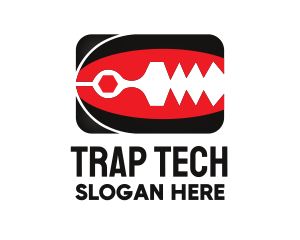 Trap - Trap Hunter Teeth logo design