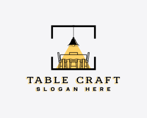 Table - Dining Table Furniture logo design