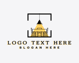 Dining Table Furniture Logo