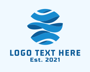 Telecom - Wave Globe Company logo design