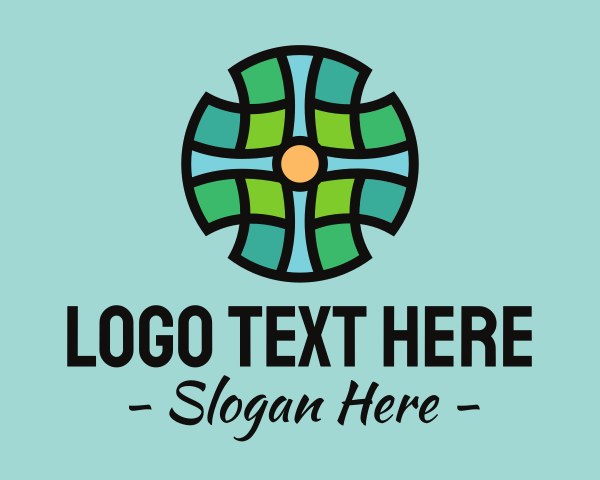 Mosaic - Cross Mosaic Pattern logo design