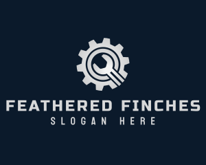 Wrench Gear Letter Q logo design