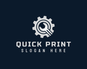 Wrench Gear Letter Q logo design