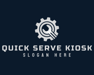 Wrench Gear Letter Q logo design