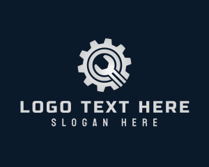Cog - Wrench Gear Letter Q logo design