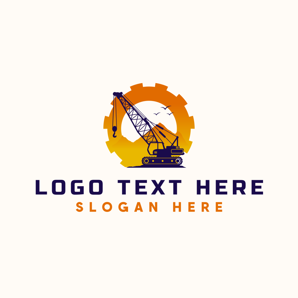 Crane Construction Builder Logo | BrandCrowd Logo Maker | BrandCrowd