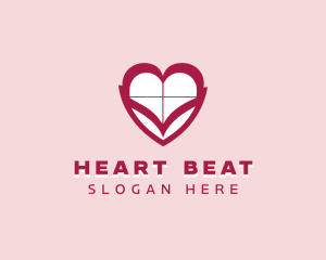 Heart Charity Love logo design