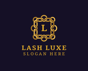 Luxurious Chain Jewelry Accessory logo design