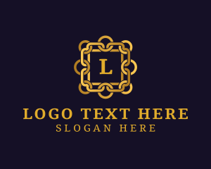 Luxurious Chain Jewelry Accessory Logo