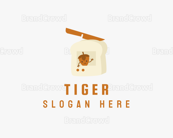 Loaf Sandwich Bread Logo