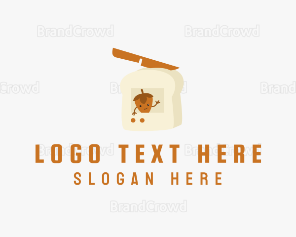 Loaf Sandwich Bread Logo