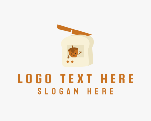 Lunch - Loaf Sandwich Bread logo design