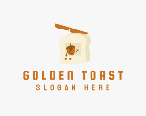 Toast - Loaf Sandwich Bread logo design