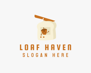 Loaf Sandwich Bread logo design