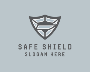 Industrial Business Shield  logo design