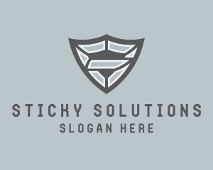 Industrial Business Shield  logo design