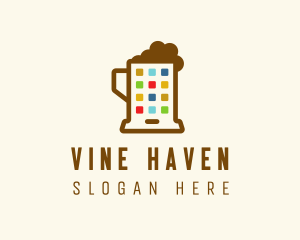 Beer Phone App  logo design