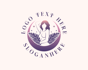 Goddess - Natural Woman Beauty logo design