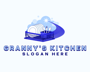 Kitchen Dish Rack logo design