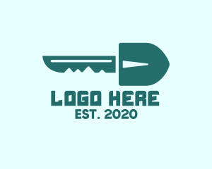 Farmer - Shovel Door Key logo design
