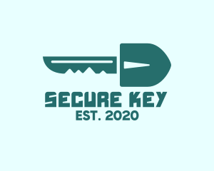 Password - Shovel Door Key logo design