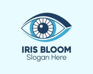 Iris - Optical Eye Clinic logo design