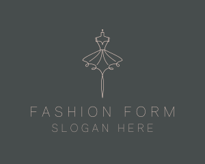 Dress Fashion Mannequin  logo design