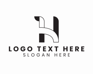 Strategist - Investment Banking Letter H logo design