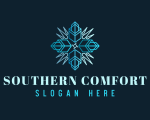 South - Blue Ice Compass logo design