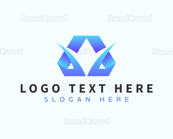 Modern Business Letter A Logo