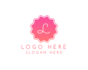 Dainty Gradient Stamp Logo