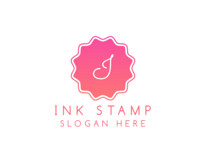 Stamp - Dainty Gradient Stamp logo design