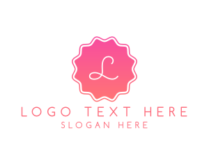 Dainty Gradient Stamp Logo