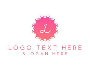 Hairdresser - Dainty Gradient Stamp logo design