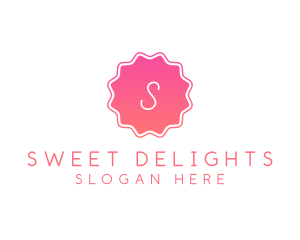 Dainty Gradient Stamp logo design