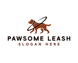 Leash - Dog Pet Leash logo design