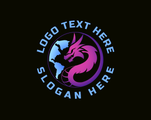 Streamer - Dragon Realm Adventure logo design