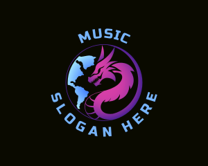 Clan - Dragon Realm Adventure logo design