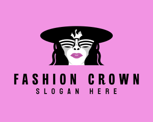 Woman Sunglasses Fashion logo design