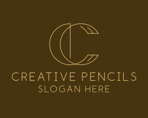 Geometric Business letter C logo design