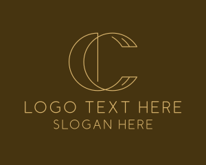 Hotel - Geometric Business letter C logo design