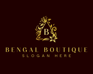 Elegant Floral Boutique logo design